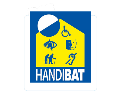 amélioration énergétique de l'habitat - logo handibat agence habitat